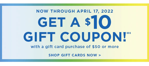 Get a $10 Gift Coupon