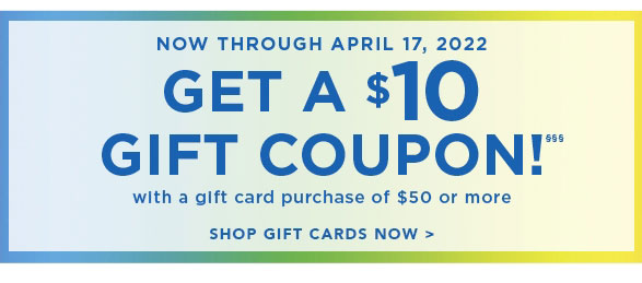 Get a $10 Gift Coupon