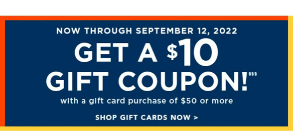 Gift Card Promo