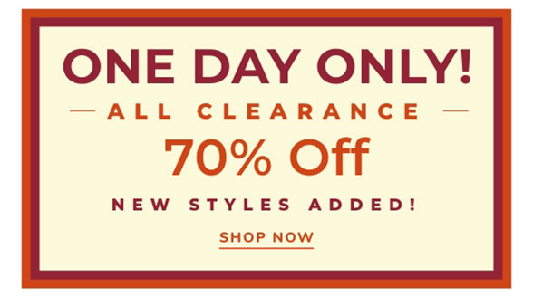 One Day Clearance