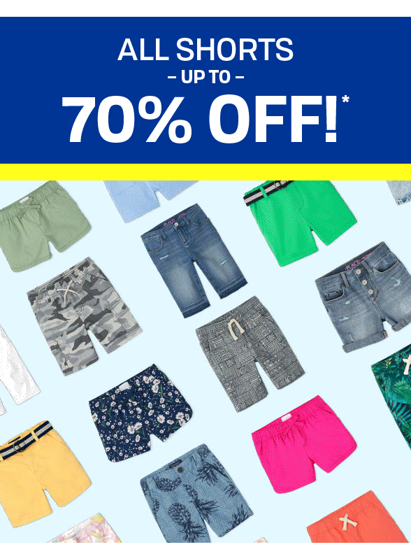 Up to 70% off All Shorts