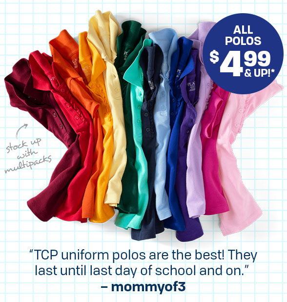 The Children's Place, Uniforms are HERE 4.99 & Up! The Children's Place