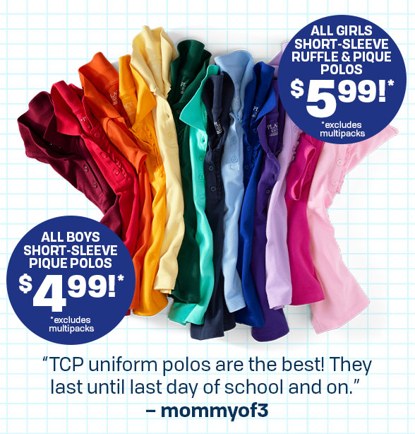 BUY NOW & PAY LATER*with Afterpay at checkout! - The Children's Place