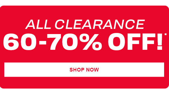 . ALL CLEARANCE 60-70% OFF! 