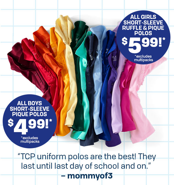 $4.99 & Up All Polos