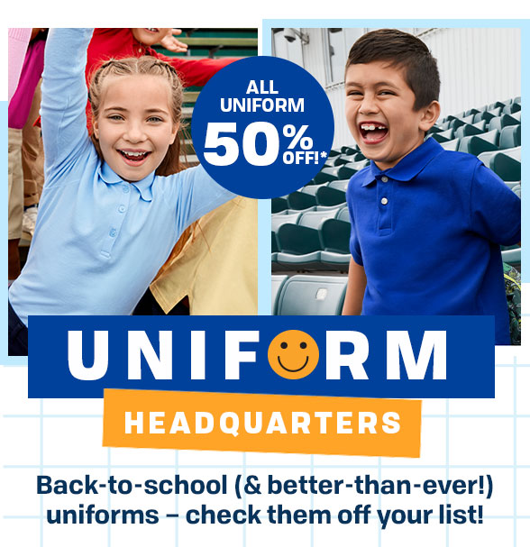  Back-to-school better-than-ever! uniforms - check them off your list! 
