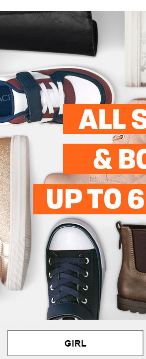 Up to 60% off All Shoes - Girl