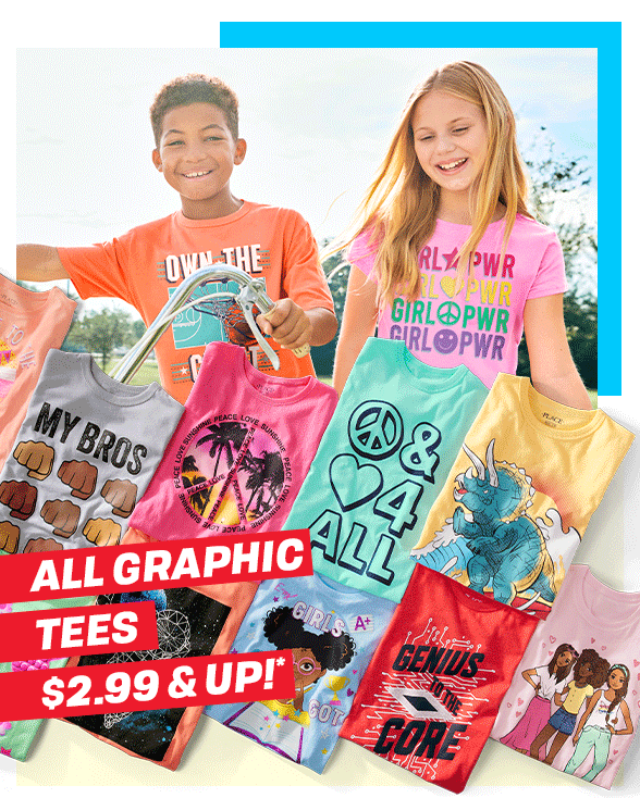 3.99+ mix & match and 1.99 & up ALL clearance! The Children's Place