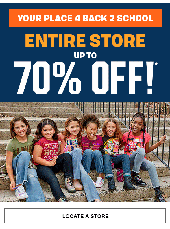 The Children's Place Up to 70 off *Entire* Store! The Children's Place