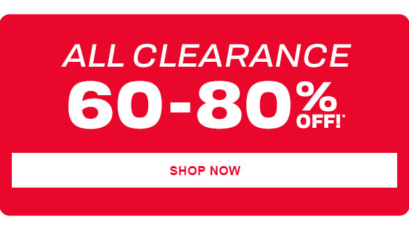 60-80% Off All Clearance   ALL CLEARANCE 60- BOW 