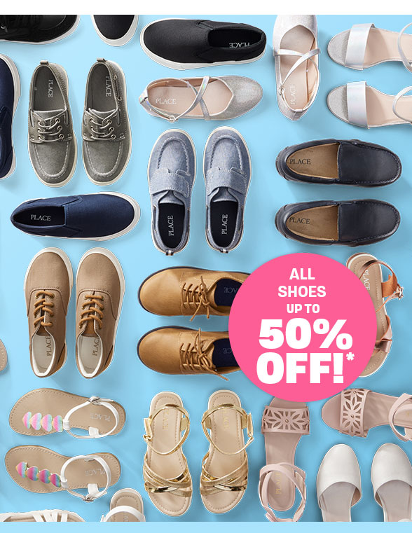 Up to 50% off All Shoes
