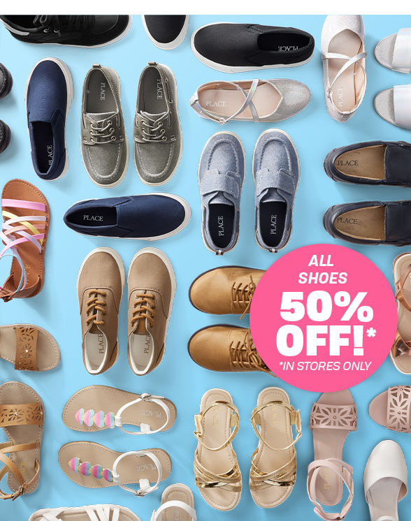 50% off All Shoes